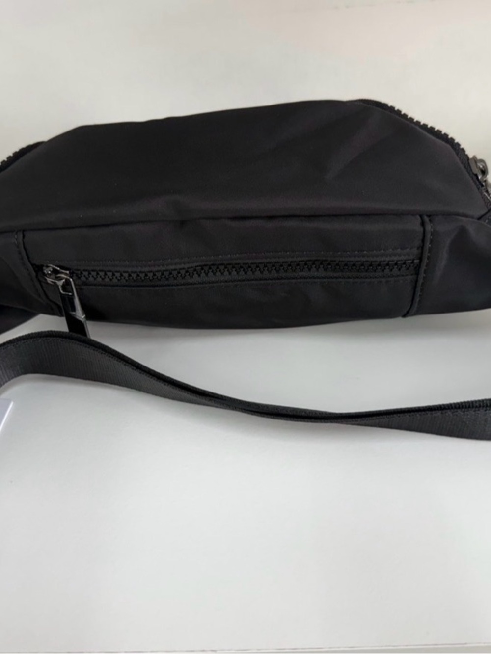 aldo Black Waist Bag - Sleek Black Fanny Pack - Picture 2 of 2